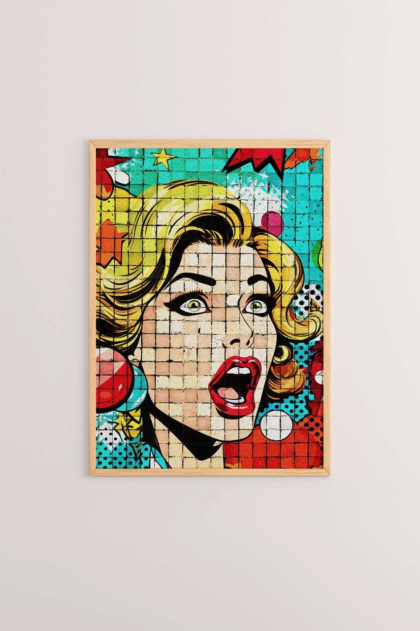Tablou decorativ, Popmosaıc29, MDF, Multicolor - view 2