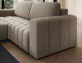 Coltar extensibil stanga 4 locuri ELTAP, Bon-227, Bonett, 250x175x92 cm, lemn/poliester, bej inchis