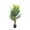 Planta artificiala palmier Tropical Zone, Homla, 120 cm, plastic, verde