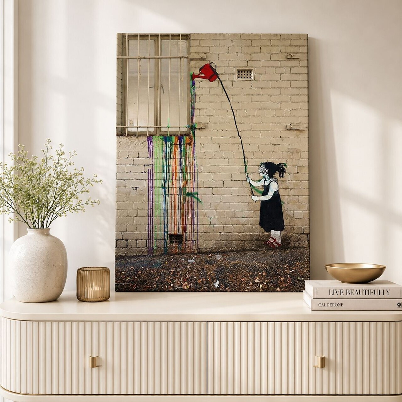Tablou decorativ, KNV12060, Canvas, Cadru: 100% lemn (grosime: 3 cm), Multicolor — imaginea 2