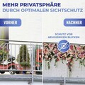 Folie paravan pentru balcon si gradina, Maximex, Roses, 500x85 cm, plastic, multicolor