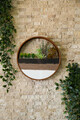 Decoratiune de perete, Sweet Azalea, Metal, Fier, Negru / Maro / Verde / Galben