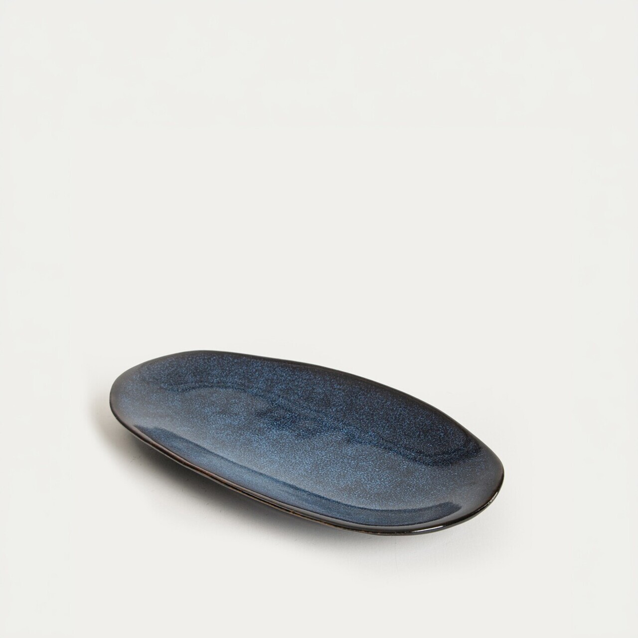 Platou servire Casper, Homla, 29.5x16 cm, ceramica, albastru inchis — imaginea 2