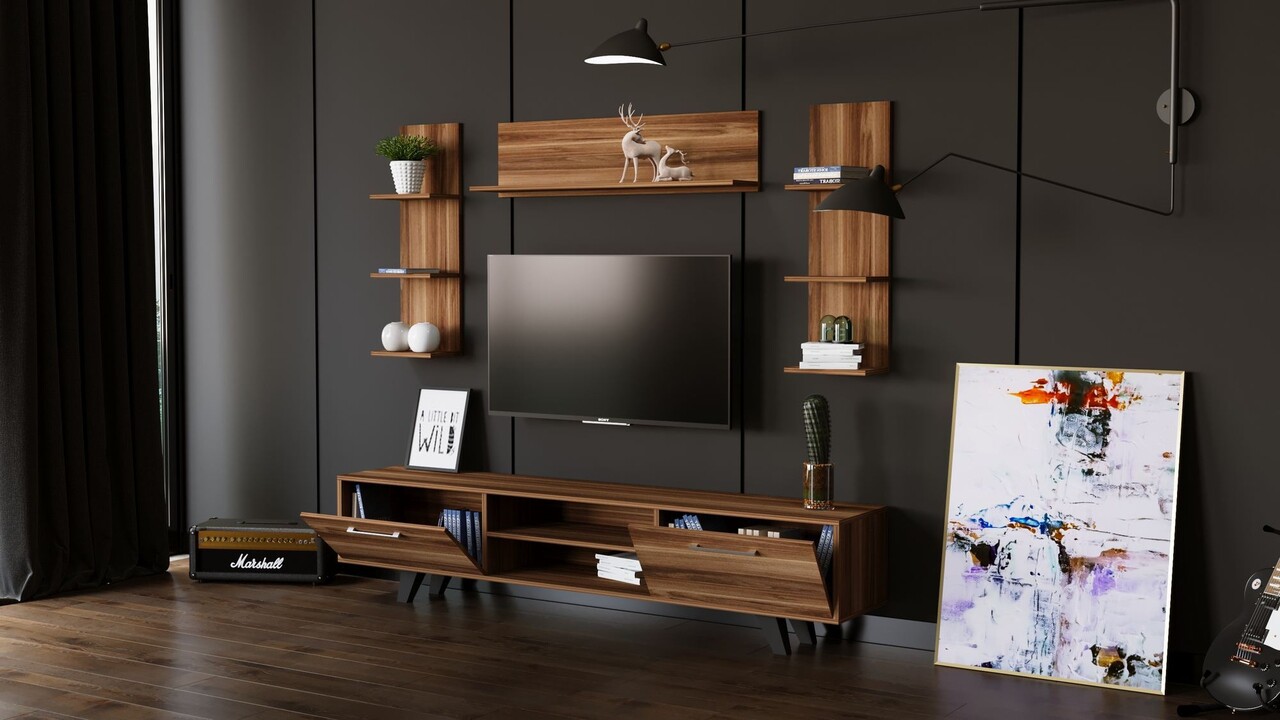 Comoda TV, Rabi, Rb-165, 180x45x40 cm, Lemn - 2 | YEO