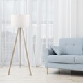 Lampadar, AYD-1523, Insignio, 38 x 140 cm, 1 x E27, 60W, alb/maro