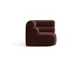 Modul coltar, Neo, Micadoni Home, 100x100x83 cm, tesatura Chenille, maro cherrywood