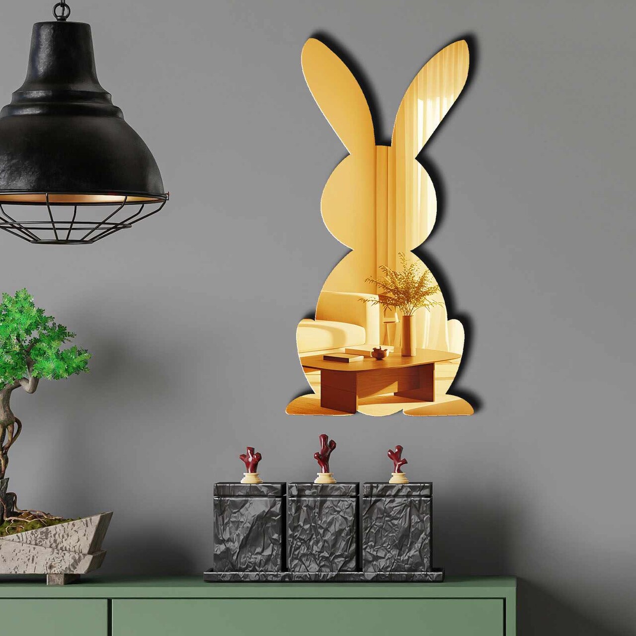 Oglinda decorativa EAS005GOLD Partea de jos: 100% EVA (Grosime: 10 mm) Auriu