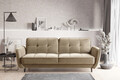 Canapea extensibila 3 locuri ELTAP, SO-BEL-20NU, Bellis, 220x90x83 cm, lemn/poliester, maro deschis
