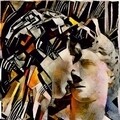 Tablou decorativ Sculpture, Homemania, 45x45 cm, lemn de pin/poliester