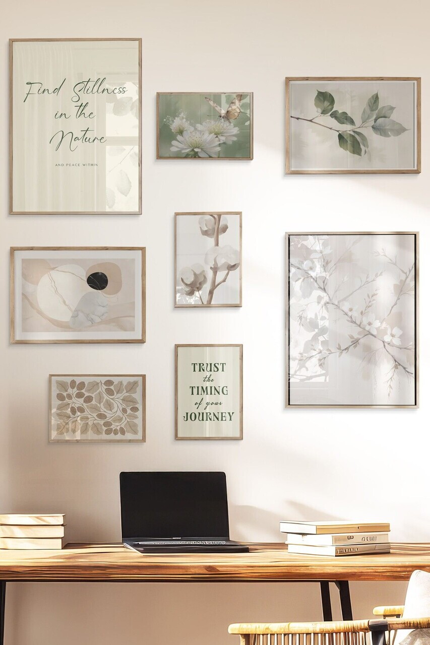 Tablou decorativ, Çgs-064-Wooden-Byk, Lemn masiv, Față: 100% PVC STICLĂ, Multicolor - view 3