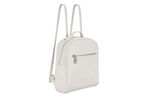 Rucsac, 19V69 Italia, 669ITA1278, 27 x 23 x 10 cm, piele ecologica, alb