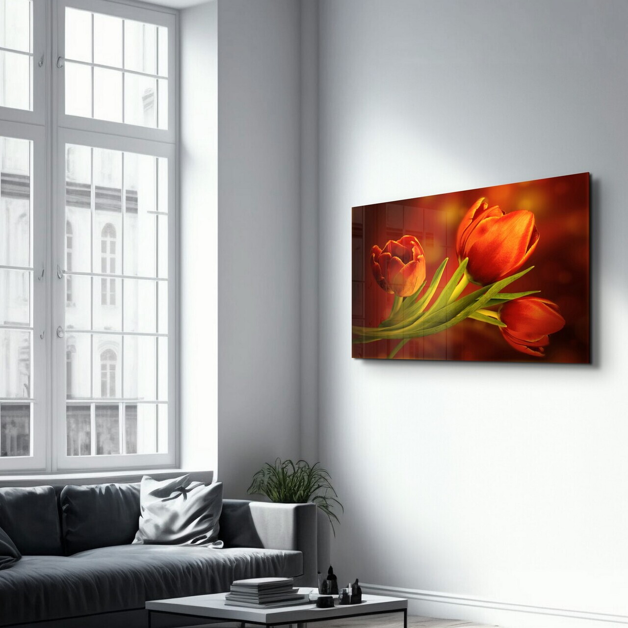 Tablou decorativ, OGLS-1144, Dimensiune: 35 x 55 cm, Multicolor — imaginea 4