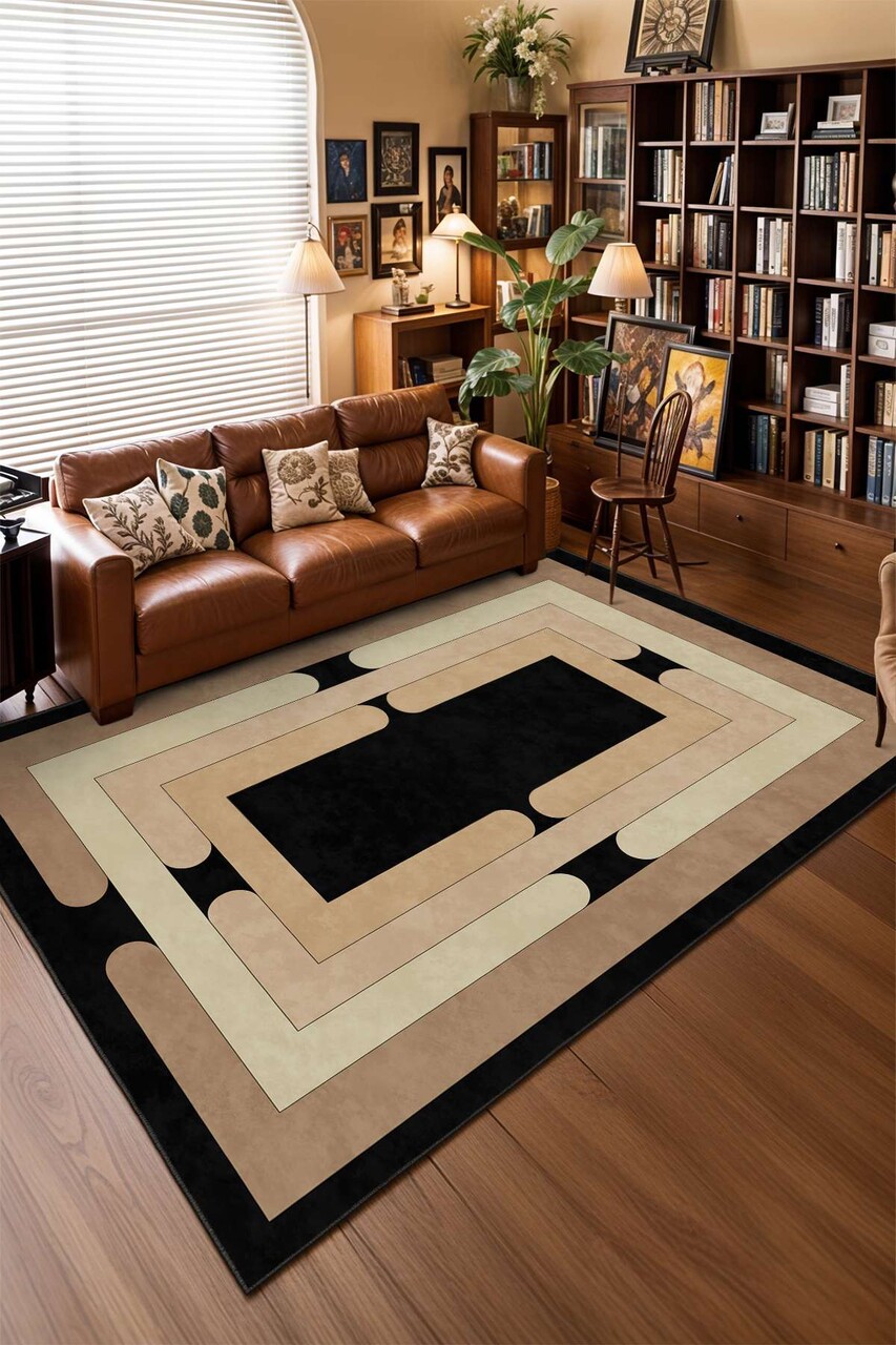 Covor (80 x 300), Sftkece045, 80x300 cm, Negru - view 3