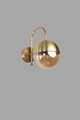 Aplica de perete, Opviq, 846STL4121, Auriu / Chihlimbar