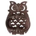 Ciocanitor pentru usa, Esschert, Owl, 3.9 x 12.8 x 18.2 cm, fier forjat