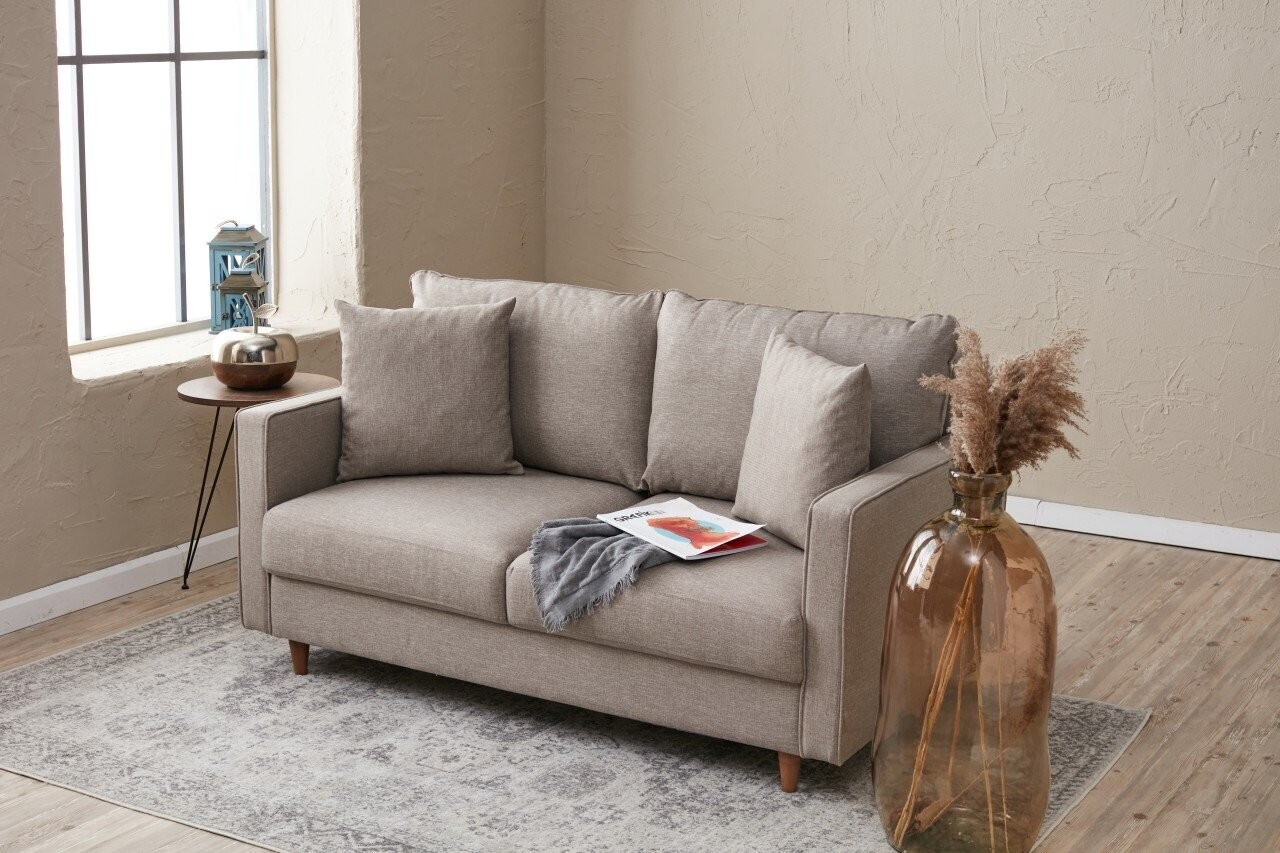 Canapea 2 locuri, Atelier del Sofa, 613LFS1139, Crem — imaginea 2