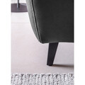 Coltar extensibil dreapta 4 locuri ELTAP, RT-06SAV, Noble, 255x201x100 cm, lemn/poliester, gri inchis