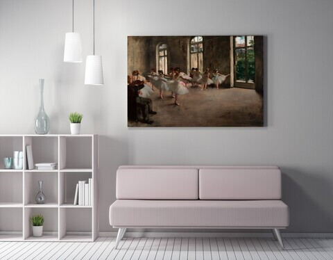 Tablou decorativ, WY306 (70 x 100), Amestec bumbac, Canvas imprimat, Multicolor