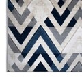 Covor, H776, 80x350 cm, Polipropilena, Albastru / Crem / Bej