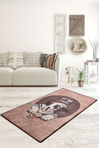 Covor, Pugs, 80x200 cm, Multicolor