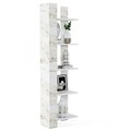 Biblioteca, Minima, Reeta, 45 x 160 x 25 cm, pal melaminat, alb