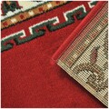 Traversa pentru hol Gori, Decorino, 100x250 cm, polipropilena, rosu