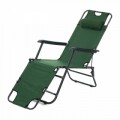 Sezlong pliabil cu tetiera, Heinner, 178x60x79cm, verde