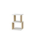 Noptiera, Retricy, Carter, 29.6x29.6x49.4 cm, PAL, Stejar alb