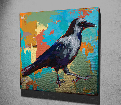 Tablou decorativ, kc084, canvas, dimensiune: 45 x 45 cm, multicolor