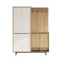 Cuier de perete, Locelso, OS1-SW, Stejar / Alb
