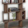 Corp biblioteca, Comforty, Box, 84x160x30 cm, Maro inchis