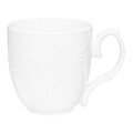 Cana cu model stele Galactic, Ambition, 350 ml, portelan, alb