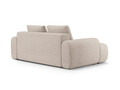 Canapea 3 locuri, Linz, Cosmopolitan Design, 200x100x84 cm, tesatura structurata, bej sand