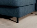 Coltar extensibil dreapta 4 locuri ELTAP, RT-40TOS, Berrto, 306x165x100 cm, lemn/poliester, albastru