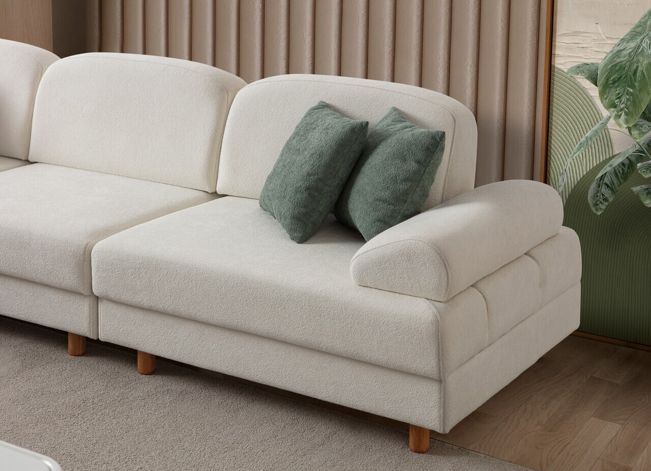 Coltar, Atelier del Sofa, 752EST1442, Alb — imaginea 4