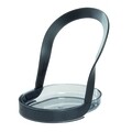 Suport pentru lingura Austin, iDesign, 11.5x13x15.5 cm, otel/plastic, negru mat