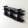 Consola, Hanah Home, Flusso, 170x65x30 cm, PAL, Negru