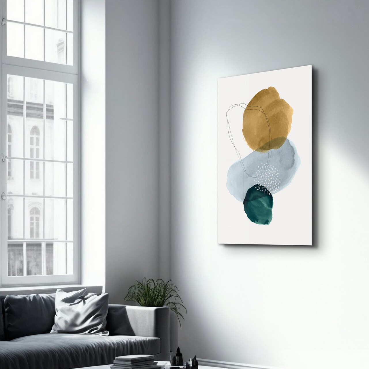 Tablou decorativ, CAM-2061, Dimensiuni: 46 x 72 cm, Multicolor - view 4