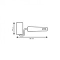 Rola pentru intins aluatul Delicia, Tescoma, 18 x 7 cm, plastic/nailon, bej/galben
