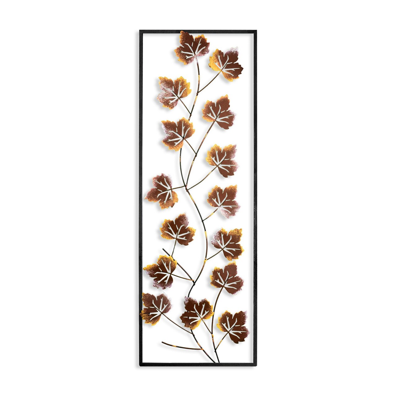 Decoratiune de perete, Platane 3, Dimensiune: 32 x 90 cm, Multicolor - imagine 6