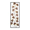 Decoratiune de perete, Platane 3, Metal, Dimensiune: 32 x 90 cm, Multicolor