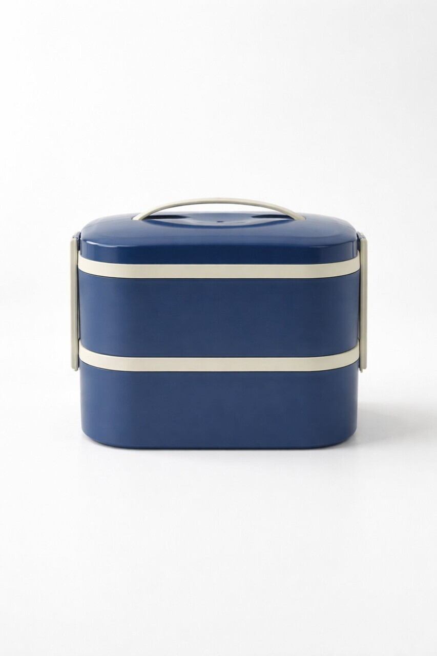 Cutie pentru pranz, Hermia, 721CBL1320, Inox, Izolat in vid, Albastru navy - view 3
