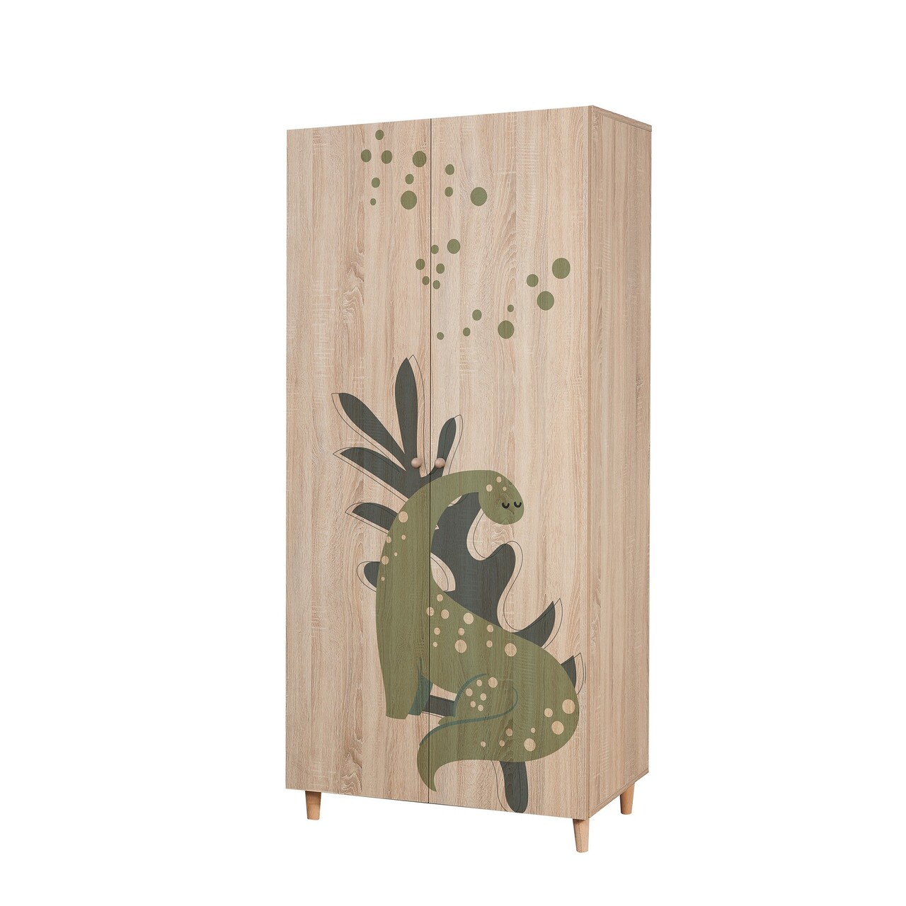 Dulap pentru haine, Vella, Lidya 2 -902, 90x192x52 cm, PAL, Sonomo - 2 | YEO