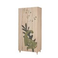 Dulap pentru haine, Vella, Lidya 2 -902, 90x192x52 cm, PAL, Sonomo