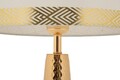Lampa de masa Tower, Mauro Ferretti, 1 x E27, 40W, 30x54 cm, fier, auriu/alb