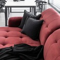 Coltar extensibil stanga 3 locuri ELTAP, Lore-74, Lorelle, 225x160x105 cm, lemn/poliester, rosu
