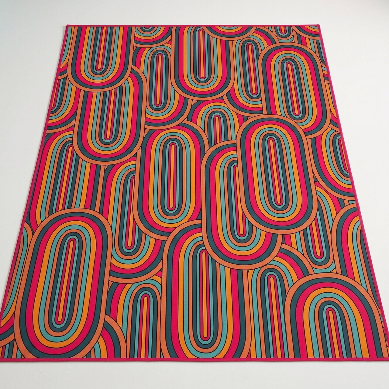 Covor, Recta Oval Djt HC, 80x140 cm, Multicolor — imaginea 3