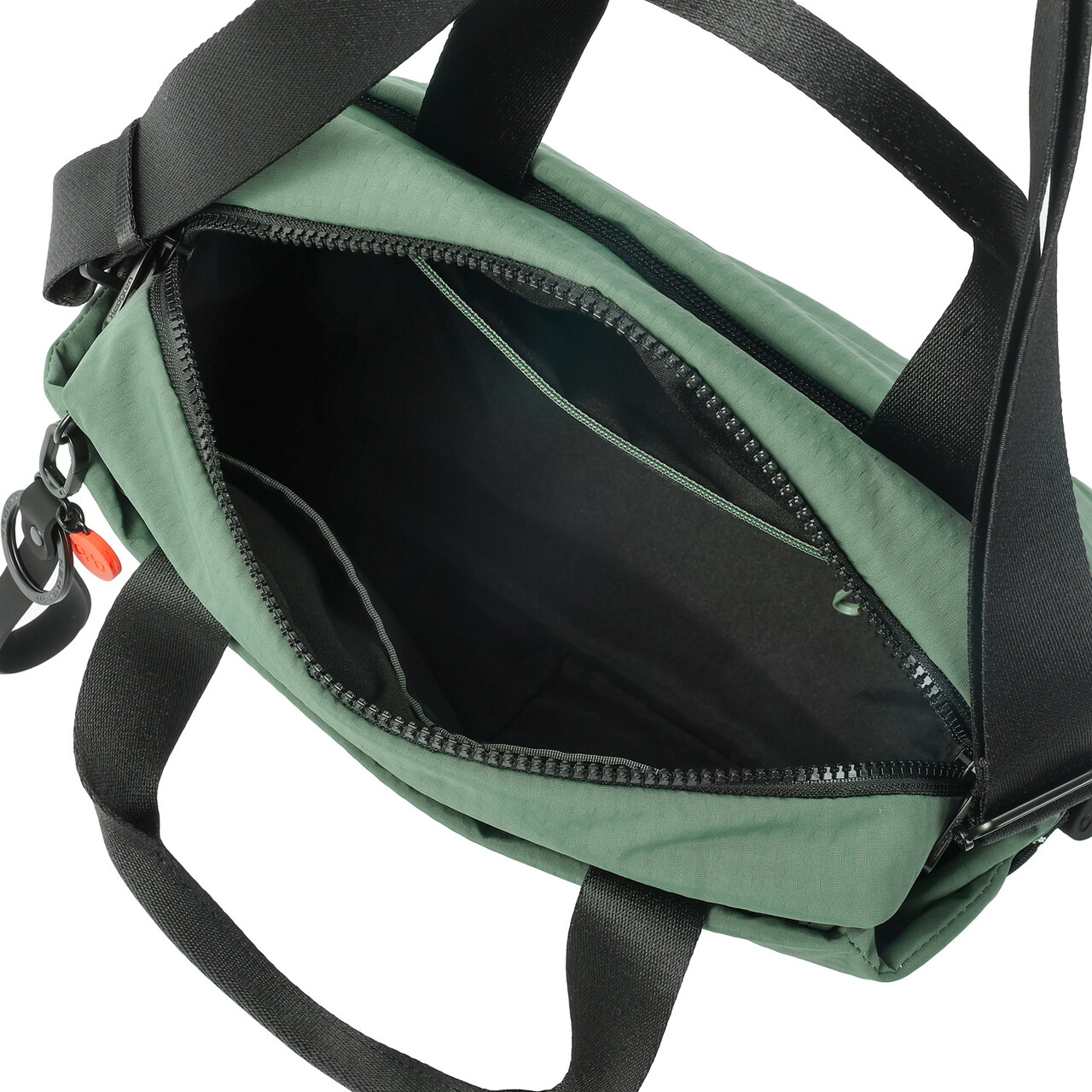 Geanta Tomoko, STRING, Hedgren, 27x12.5x24.5 cm, poliester, verde