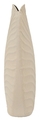 Vaza decorativa Dune High, Mauro Ferretti, 18x9.5x29.5 cm, fier, crem