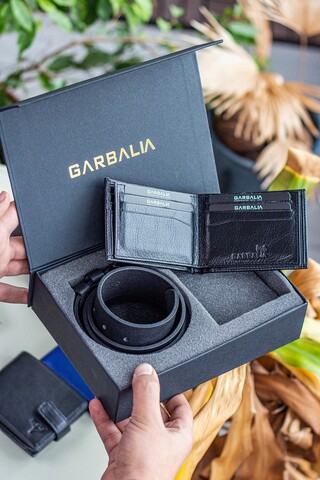 Set portofel și curele (2 bucăți), liverpool, garbalia, piele naturala